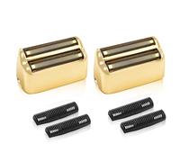2 Pack Replacement Foil and Cutters compatible with BaBylissPRO Double Foil Shaver, Replacement Foil for BaBylissPRO Barberology FXFS2 Shaver,Golden