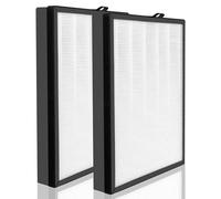 2-Pack Replacement HEPA Filter Compatible For Puro-air 400 Air Purifier, H14, 4-Stage Filtration Activated carbon
