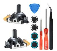 2-Pack Replacement Joystick Compatible with PlayStation Portal/PS5 VR2,Analog Thumb Stick Repair Hall Effect Joystick for PS5 Portal/PSVR2 Controller(Left and Right Joystick)