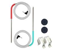2-Pack Replacement Meat Probe for Masterbuilt 710 Digital Electric Smoker Grill, with 2 Grills Clips and 2 Probe Grommets,MB20070924 Accessories Meat Temperature Probe