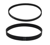 2-Pack Replacement parts Vacuum Cleaner Belts for Vax Platinum Power Max Washer ECB1SPV1 Includes 3M-273 Toothed and FL12.8x339 Belts for Enhanced Performance