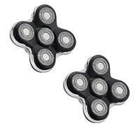 2 Pack Replacement Razor Heads Compatible with Skull Shaver Pitbull,Palm and Butterfly Kiss Razors