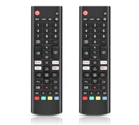 2 Pack Replacement Remote Control for LG Smart TV, AKB76037601 Universal Remote Control Compatible with All LG LED, OLED, LCD, webOS, 4K, 8K UHD, HDTV, HDR Smart TVs