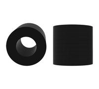 2 Pack Replacement Rubber Rollers - Black Spare Rollers Compatible with Cricut Joy Accessories - by Print It