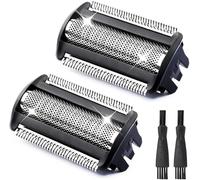 2 Pack Replacement Shaver Head Compatible with Philips Bodygroom Series 7000 5000 3000 BG5020 BG2000/40 TT2000/43 Body Groomer Shaving Film Heads BRL140 BRL130 Replacement Foil Blade