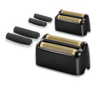 2-Pack Replacement Shaving Foils and Blades Compatible with BaBylissPRO Double FXFS2 Metal Shaver Replacement Foil (Black)