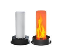 2 Pack Replacement Solar Light Tops with Flickering Flame,Waterproof Outdoor Solar Light Parts Lantern Replacement Kit