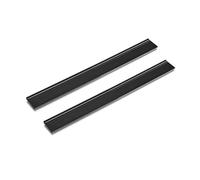2-Pack Replacement Squeegee Lips for Kärcher WV 2/2 Plus/Premium/WV 45-75 Series - 25x4.5x0.5cm Black Rubber Window Squeegee Wipers, Cleans Shower Doors/Mirrors/Windows & Smooth Surfaces