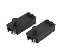 2 Pack Replacement Switch 1617200048 for Bosch for gsh11e Electric Hammer, | Metal Power Tool Part for Demolition Breaker Repair, Black