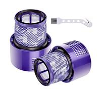 2 Pack Replacement V10 Filters for Dyson V10 Cyclone Series, V10 Animal, V10 Absolute, V10 Total Clean, SV12, Replace Part 969082-01