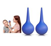 2 Pack Reusable Ear Wax Removal Kit - Gentle Ear Cleaning Bulb with Soft Tip, 30ml Rubber Syringe for Ear Wax Removal at Home