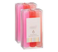 (2 Pack) Reusable Freezer Sticks 6pk - Pink - Chill Out This Summer with These Reusable Freezer Sticks - Perfect for Keeping Your Drinks Cool Without The Mess of Ice