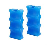 2 Pack Reusable Ice Packs for Cans and Bottles 600ml HDPE BPA Cooler Inserts for Lunch Box Camping Travel Picnic Outdoor Drinks Royal Blue