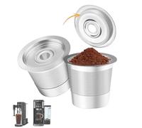 2 Pack Reusable K Cups and Coffee Pods for Ninja Coffee Maker PB051 & CFP101/PB041-304 Stainless Steel K Cups Coffee Filters - Accessories for Ninja Single Serve and Dual Brew Coffee Maker