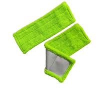 2 Pack Reusable Mop Pads Compatible with 3M Scotch-Brite M-005 Floor Mops, Microfiber Hardwood Floor Mop Pads Wet or Dry Use mop,Fit for Folding mop 15in*3.9in mop Head