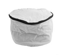 2-Pack Reusable Non-Woven Vacuum Dust Bags Having for Zip-up Closure for Numatic Nvp-180 Nvp-200 Nvr-200-200a Vnp-180 - Beige/Black
