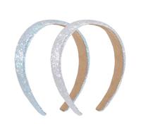 2 Pack Rhinestone Headband for Women, Sequin Fashion Hairbands, Sparkly Headbands for Women Prom Wedding Sparkly Hair Bling Birthday Hair Accessories