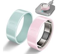 2 Pack Ring Cover Compatible with Oura Ring Gen 4/Gen 3 Horizon/Heritage, Ceramic-Look TPU Anti-Scratch Protector Accessories for Oura Ring Jacket Women Men, Size 9 (Not for Oura 4 Ceramic)