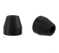 2 Pack RISK RA155 Rubber Waterproof Cover for Road Bike Electronic Derailleur, Reliable Water Shielding Cable Protector Compatible with for R7150 R8150 & R9250, Black