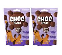 2 PACK ROSEWOOD CHOC DROPS DOG SAFE CHOCOLATE DOG TREAT TRAINING BITE