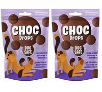 2 PACK ROSEWOOD CHOC DROPS DOG SAFE CHOCOLATE DOG TREAT TRAINING BITE SIZE 200G