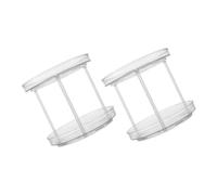 2-Pack Rotating Makeup nizer - Multifunctal Countertop Sto for Kitchen & Home, Round Se Rack, Cosmetic Holder, Space-Saving Solut