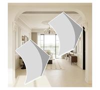 2-Pack Round Foam Doorway Arch Kit, for a Half-Circle Top On Any Interior Doorway, Easy to Add Rounded Corners Opening(11x11x10")