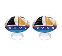 2 Pack Round Nautical Sailing Pirate Cabinet Knobs Pulls Decorative Farmhouse Kitchen Cabinet Door Knob, 2.8cm/1.1" Knob Pull Handles with Screws, Metal Dresser Knobs for Cupboard, Closet, Bifold Door