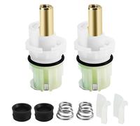 2 Pack Rp25513 Faucet Cartridge Replacement Kit for Two Handle Faucet Repair Kit with Cartridge Rp4993 Seats Springs, Compatible with Delta Shower Cartridge and Delta Bathroom Faucet Repair Kit