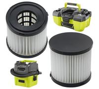 2-Pack RPVF Project Vac Replacement Filters - Compatible with Ryobi R18PV-0 Cordless ONE+ Project Vac