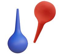 2-Pack Rubber Ear Syringe Bulbs for Gentle Wax Removal - Safe for Adults and Kids, Reusable Ear Cleaning Tool