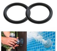 2 Pack Rubber Washer Replacement Seals for the Diver Valve For Intex 10745 For P6029 1/4" Swimming Pool Step O-Ring Rubber Gasket Set