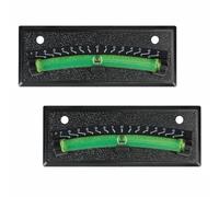 2-Pack RV Level Bubble with Graduated Scale, High Visibility Precision Leveling System, Stick On and Screw Mount for Camper, Trailer, Caravan (Black)