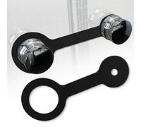 [2-Pack] RV Shower Door Travel Latch Strap - Fits Most Shower Doors for Your Camper Trailer Motorhome Third Wheel - Secure Shower Doors for Safe Travel - Compare to F100158276 / 0273349