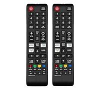 2 Pack S amsung Universal TV Remote Control - Samsung TV Remote Replacement with Netflix, Prime Video, Rakuten Buttons for All Samsung LED QLED UHD 4K 8K Smart TVs
