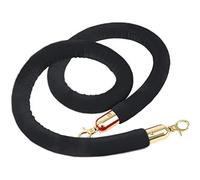 2-Pack S-Barrier Ropes with Clips - Premium Crowd Control Cables for Visitor Management VIP Security at Events Weddings and Parties