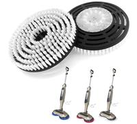 2 Pack S7001 Upgraded Replacement Steam Mop Brush Heads for Shark S8201 S8001 S7001 S7201 S7000 S7005 S7020 Steam Mop Steam&Scrub All-in-One Scrubbing,Dirt Grip Scrub Washable Replacement Brush,White