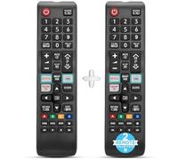 2 Pack Samsung TV Remote Control Replacement for Smart TVs Universal Remote for LED QLED UHD 4K 8K TVs No Setup Required Netflix Prime Video Rakuten Shortcut Buttons