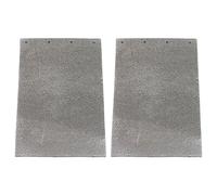 2-Pack Sander Carbon Backing Plates, 172x110mm 3-Hole Replacement Pads, Compatible with Makita M9400B/9403/MT190/MT9, Wear-Resistant Sander Parts