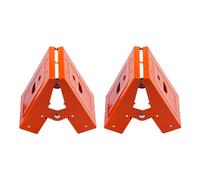 2 Pack Sawhorse Brackets, Saw Horses Brackets Bracket Cold Rolled Steel Mechanical Saw Horse Bracket Display Stand for Woodworking, Maximum Opening Angle: 25°