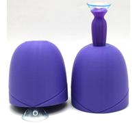 2 Pack Scleral Contact Lens Applicator Tool Scleral Lens Dome Dock Mini. Compact, Convenient Scleral & Hybrid Custom Contact Lens Insertion Device. (Purple)