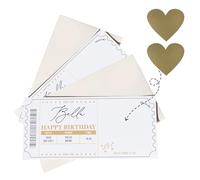 2 Pack Scratch Card Reveal Concert Tickets Scratch Card with Envelopes Surprise Concert Ticket Gifts Personalised Scratch Cards Reveal Concert Tickets Happy Birthday Gifts Customize Your Own Surprise