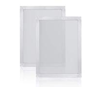 2 Pack Screen printing,Aluminium Screen Printing Frames with 43T/110 White Mesh for Screen Printing (10" X 14")