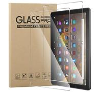 [2 Pack]Screen Protector for Amazon Fire HD 10/fire hd10 Kids/10 Kids(2023/2021) Film Tempered ,Ultra Resistant,Anti Fingerprints,HD Clear,No Bubbles,9H Hardness Protector Film Tempered Glass Film