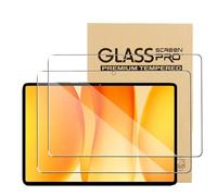 [2 Pack] Screen Protector for Blackview Mega 12/Blackview Mega12,Ultra Resistant,Anti Fingerprints,HD Clear,No Bubbles,9H Hardness Protector Film Tempered Glass Film,Transparent