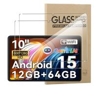 [2 Pack] Screen Protector for Blackview Tablet 10 inch Android 15/Blackview Tab 20 WIFI Tempered Glass,Ultra Resistant,Anti Fingerprints,No Bubbles,9H Hardness Protector Film Tempered Glass Film
