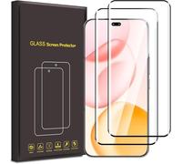 2 Pack Screen Protector For Honor 400 Pro Lite 200 Pro Lite 3D Curved Guard Film, Edge to Edge Full Screen Cover, (Black Edge) Tempered Glass HD Clear 9H Hardness Scratch Resistant (Honor 400 Lite)
