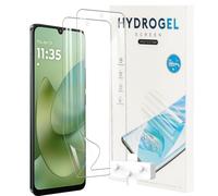 2 PACK Screen Protector for Motorola Moto G06/Moto G06 Power，Not Glass Scratchproof,Bubble Free ,Easy Installation,HD Fingerprint Unlock Full Coverage Flexible TPU Screen Protector Film,Transparent