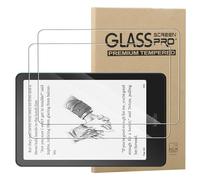 [2 Pack]Screen Protector for New Kindle Paperwhite Kids 7 Inch 2025 Tempered Glass,Ultra Resistant,Anti Fingerprints,HD Clear,No Bubbles,9H Hardness Protector Film Tempered Glass Film,Transparent