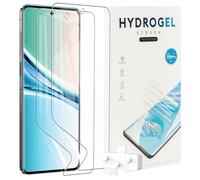 2 PACK Screen Protector for Xiaomi POCO M8 5G/Redmi Note 15 4G，Not Glass Scratchproof,Bubble Free ,Easy Installation,HD Fingerprint Unlock Full Coverage Flexible TPU Screen Protector Film,Transparent